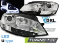 VW Golf 7, U-Type Első Fényszóró Lámpa by Tuning-Tec, (Évj.: 2012.11 -től)