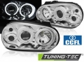 VW Golf 4, CCFL Angel Eyes Első Lámpa, (Évj.: 1997.09 - 2003.09) by Tuning-Tec