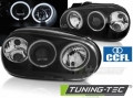 VW Golf 4, CCFL Angel Eyes Első Lámpa, (Évj.: 1997.09 - 2003.09) by Tuning-Tec