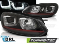 VW Golf 6 Első Lámpa,TRU DRL Nappali menetfény, Red Line (Évj.: 2008 - 2012) by Tuning-Tec