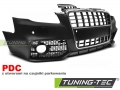Audi A4 (B7)  Első Lökhárító S-LINE STYLE PDC Fekete-Króm (Évj.: 2004 - 2008) by Tuning-Tec