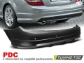 Mercedes-Benz C-Klasse (W204 Sedan) Hátsó Lökhárító AMG Style Parkradaros (Évj.: 2007- 2010) by Tuning-Tec
