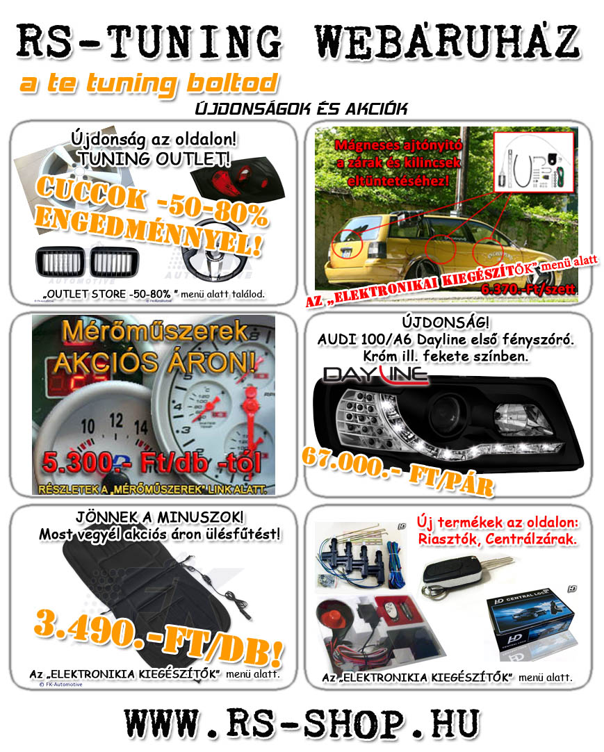 Újdonságok és akciók! Újdonságok és akciók!