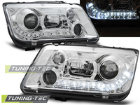 VW Bora Első Lámpa, Tuning-Tec, Daylight, Nappali menetfény Optikás (Évj.: 1998.09 - 2005.05)