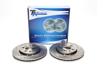 VW Golf IV, Golf IV Variant Lyuggatott, Mart Első Sport Féktárcsa szett by Ta-Technix