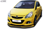 OPEL Corsa D OPC Nürburgring Edition Első Lökhárító Toldat Spoiler, -VARIO-X- by RDX-Racedesign
