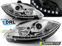 Seat Altea TRU DRL LED-es Első Fényszóró, Lámpa, by Tuning-Tec, (Évj.: 2009 - 2013)