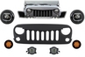 Jeep Wrangler / Rubicon (JK) Angry Birds Design Első Bi-Xenon Fényszórópár, LED-es Index, Ködlámpa és Hűtőrács (Évj.: 2007 - 2017) by CarKit