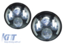 Jeep Wrangler (TJ/JK) Half Halo Design, CREE LED-es Első Fényszórópár (Évj.: 1976 - 2014) by CarKitt
