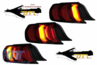 Ford Mustang (VI) Dinamikus LED-es Hátsó Lámpapár (Évj.: 2015 - 2019) by Carkitt