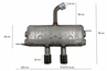 Volkswagen Golf (MK5/MK6) R32/R20 Design Kipufogódob (Évj.: 2003 - 2013) by CarKitt