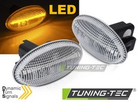 Peugeot 107, 206, 307, 407/ Citroen C1, C2, C5, C6, C-Elysse Dinamikus LED-es Oldalsó Indexpár (Évj.: 1999-től) by Tuning-Tec